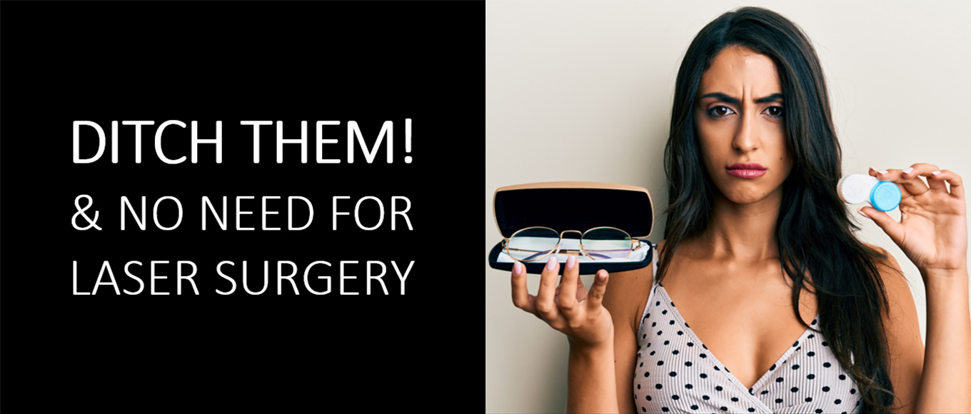 Nocturnal lens Scotlens – night lenses – ortho-k night lens – orthokeratology – no need for laser surgery call out