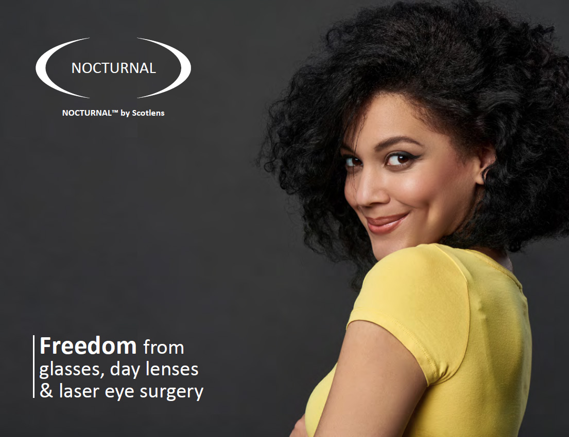 Scotlens – Nocturnal Brochure – Ortho-k night lenses – cover